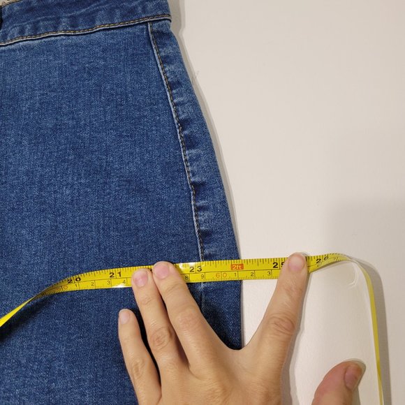 Pretty Little Thing Denim Blue Jeans Skinny Stretch Plus Size Womens 1X Casual - Picture 10 of 13